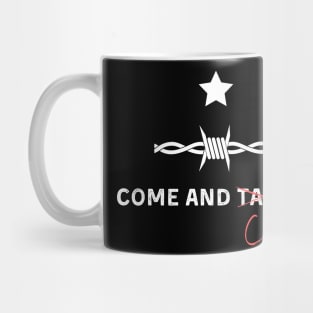 Come and Cut it Border Razor Wire cutting US border crossing Mug